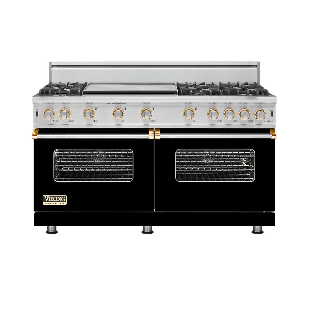 Viking VGCC5606GBKBR Black with Brass Accent