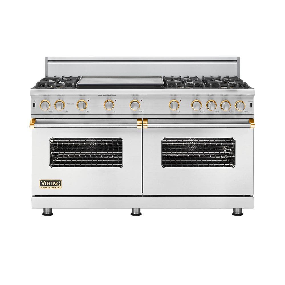 Viking VGCC5606GSSBR Stainless Steel with Brass Accent
