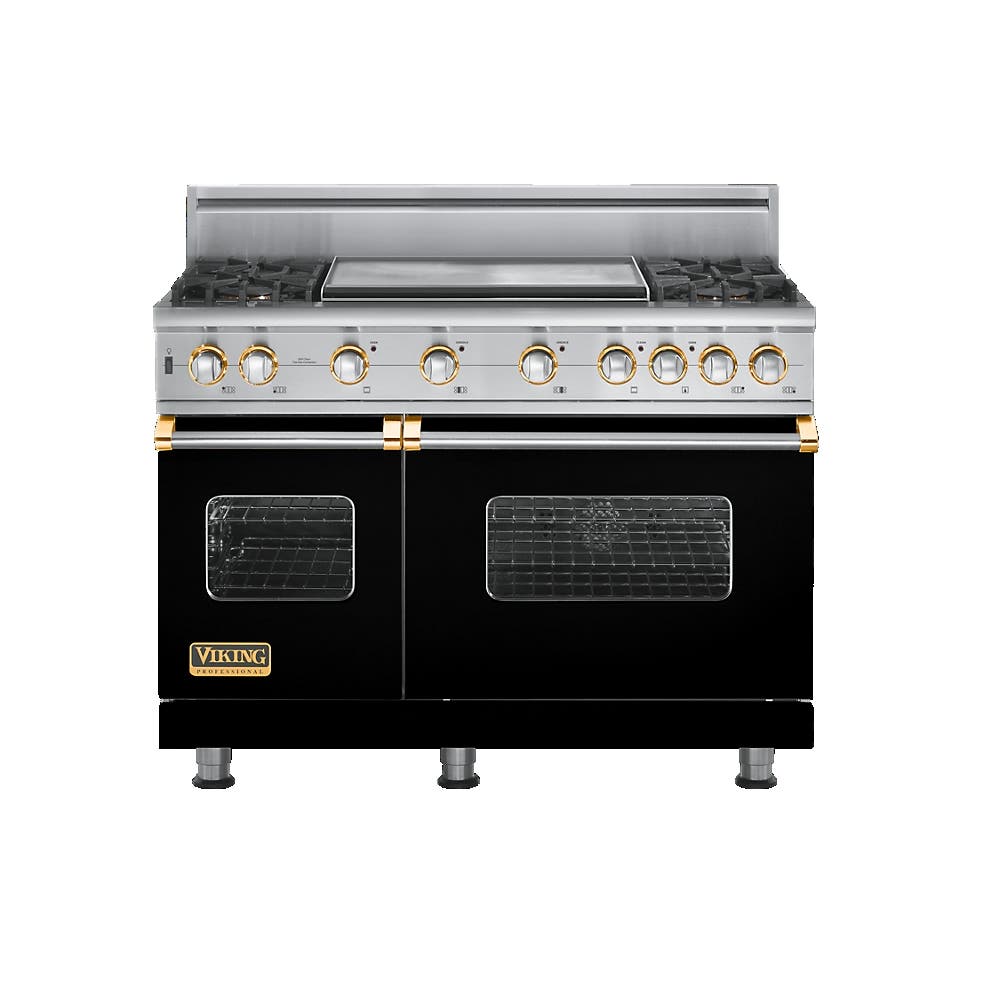 Viking VGSC5484GBKBR Black with Brass Accent