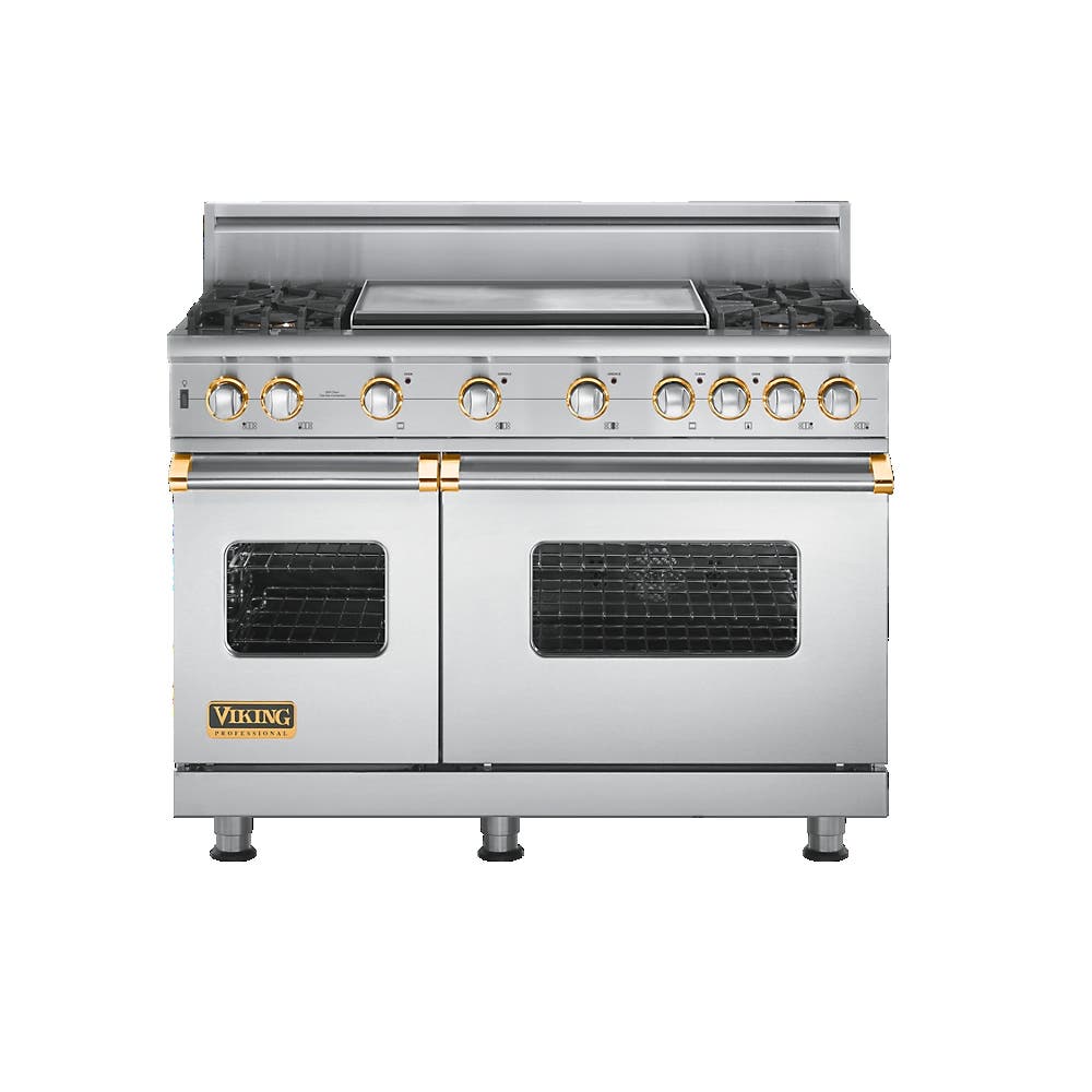 Viking VGSC5484GSSBR Stainless Steel with Brass Accent