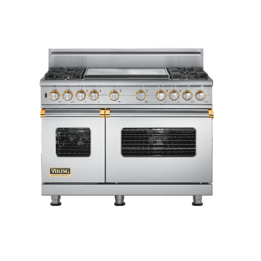 Viking VDSC5484GSSBR Stainless Steel with Brass Accent