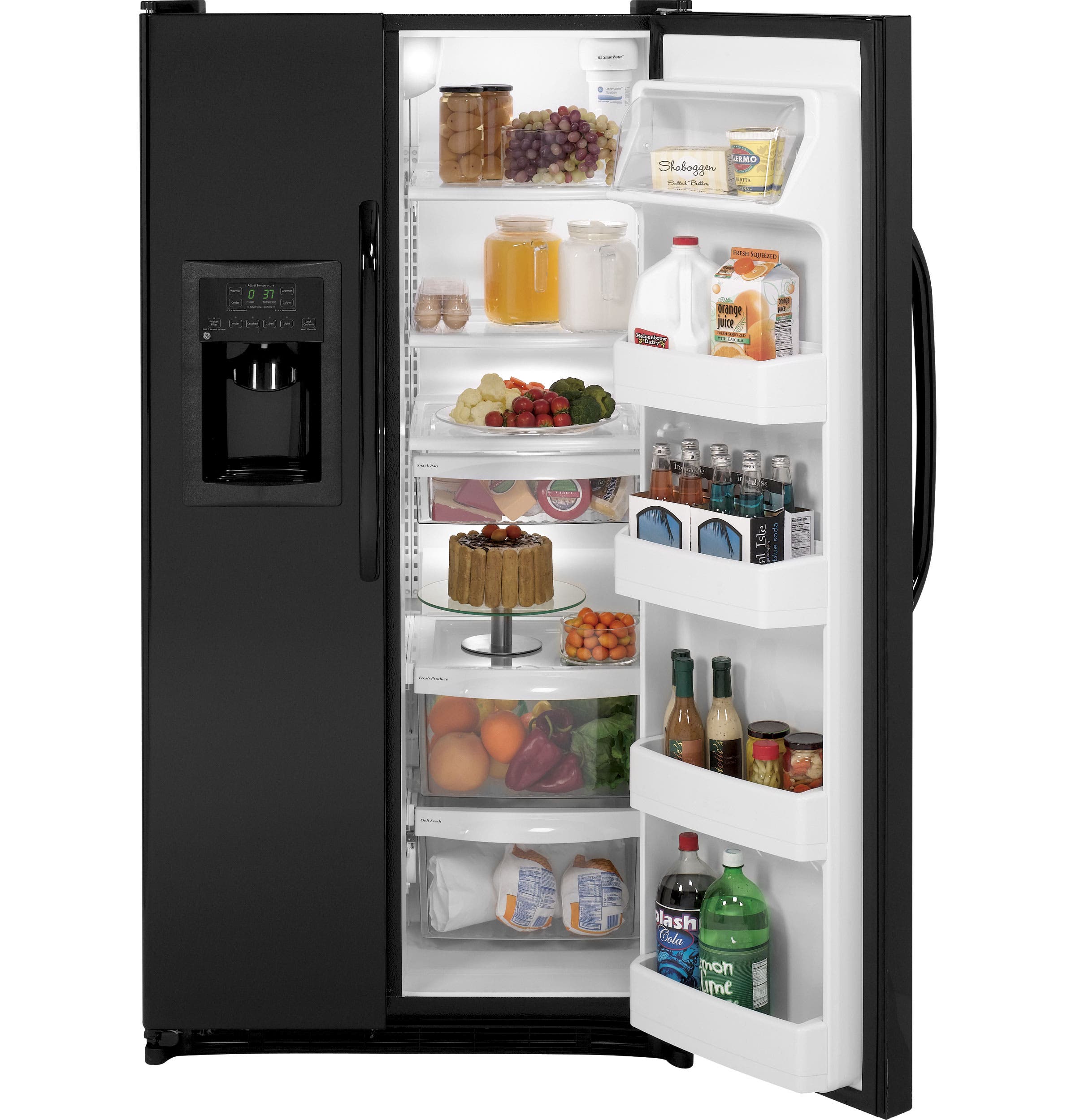 GE GSF25IGZBB Black