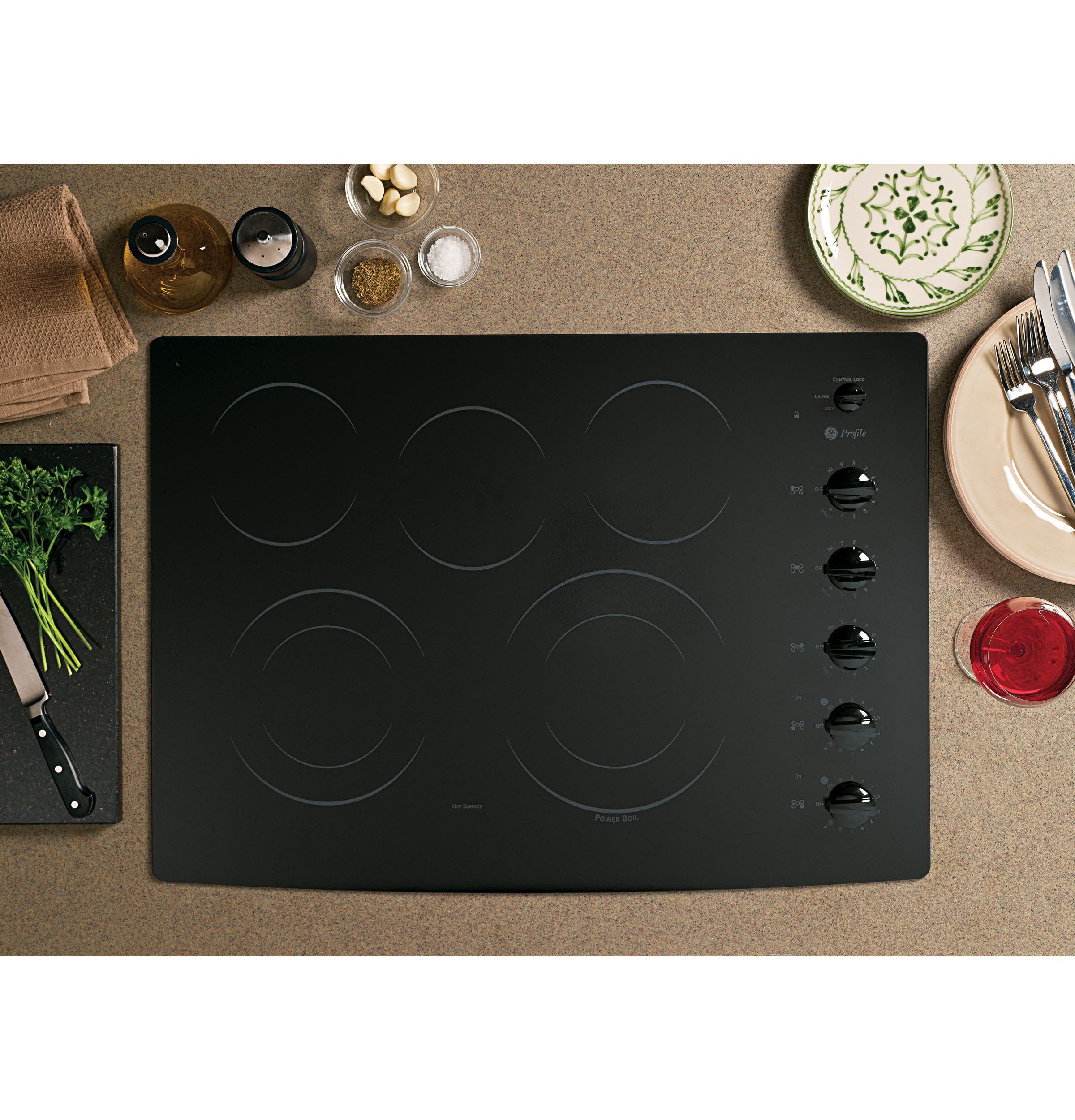 GE PP944DTBB Black