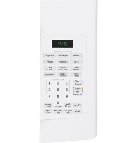 GE JVM1740DPWW White on White