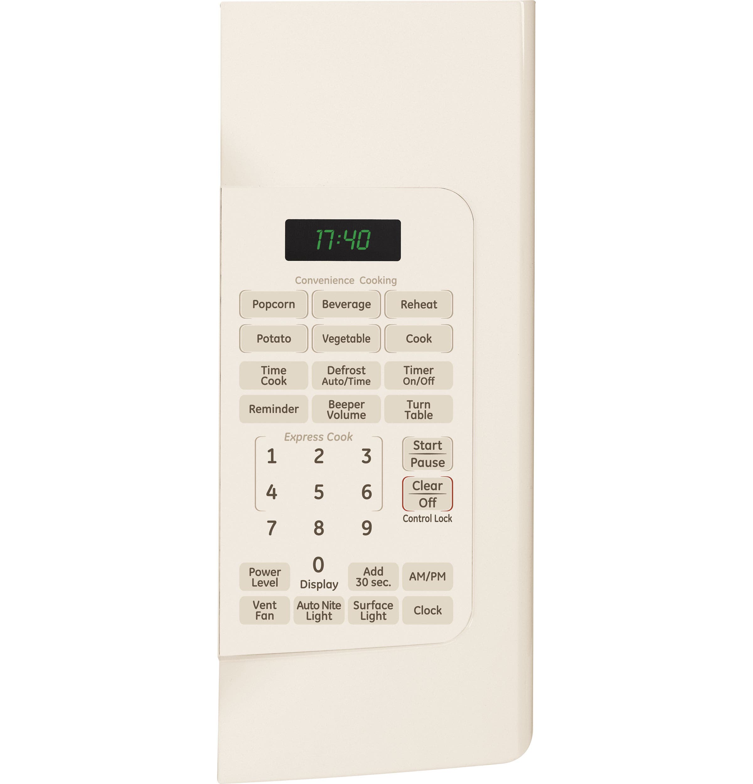 GE JVM1740DPCC Bisque on Bisque