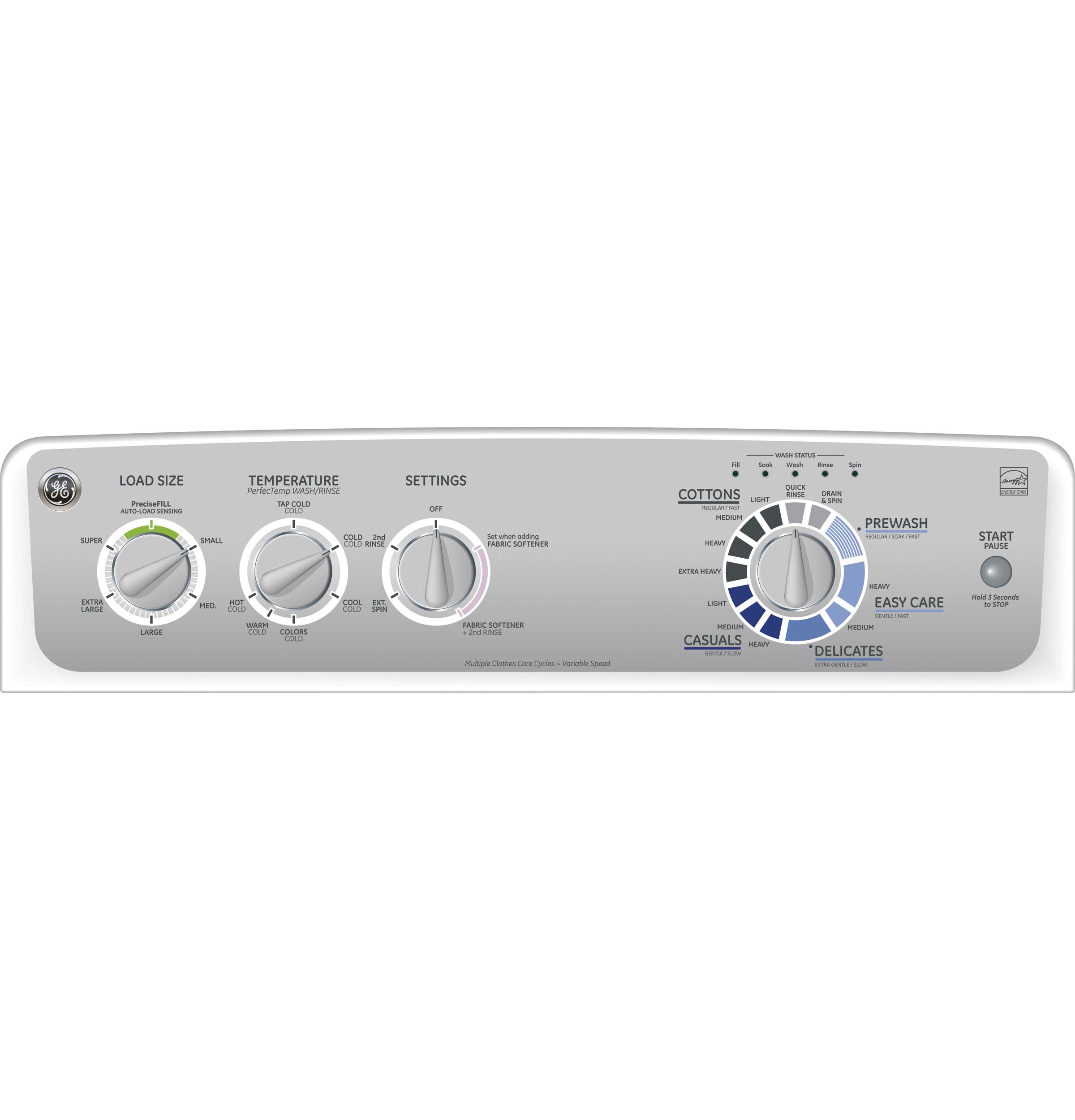 GE GTWN4250MWS White