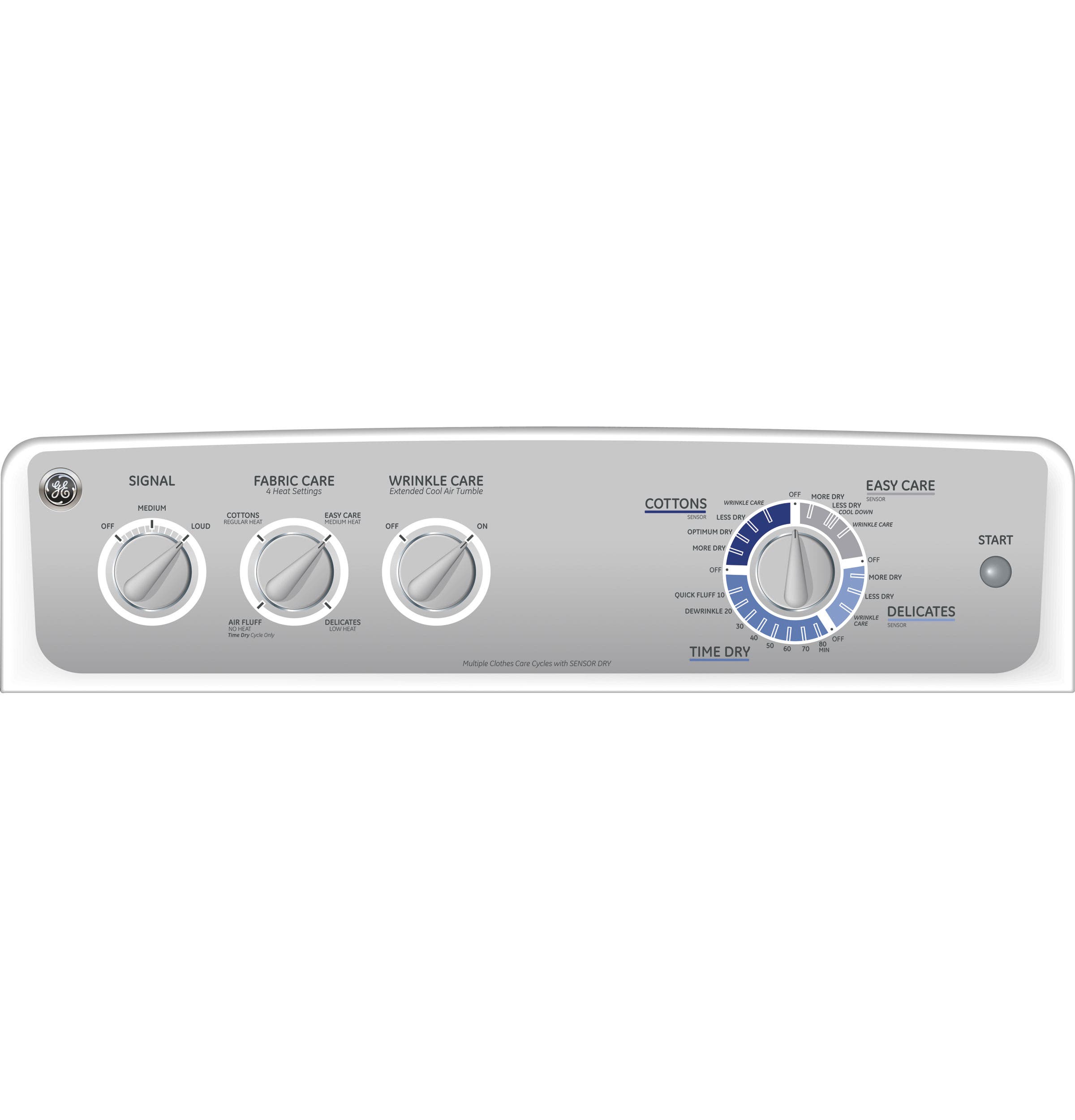 GE GTDP400GMWS White