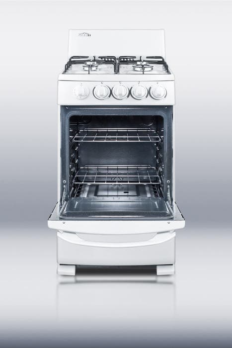 Summit R200W 20" Freestanding Gas Range