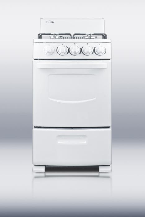 Summit R200W 20" Freestanding Gas Range