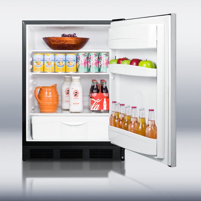 Summit FF6B7SSHH Stainless Steel with Horizontal Handle