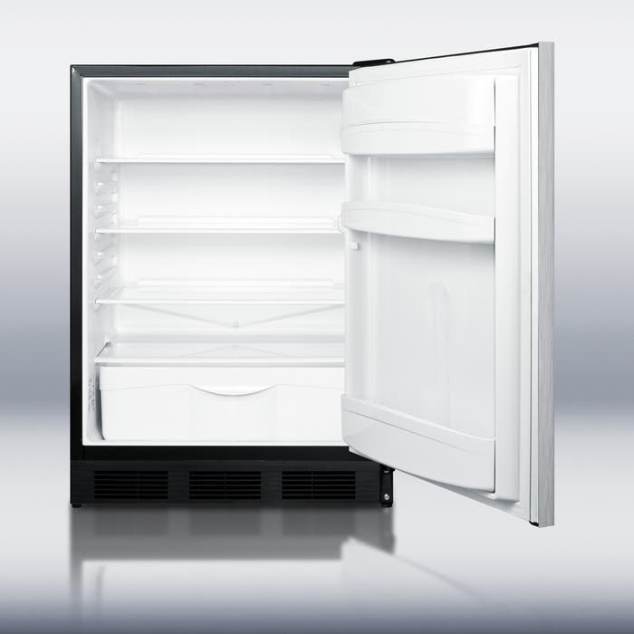 Summit FF6B7SSHH Stainless Steel with Horizontal Handle