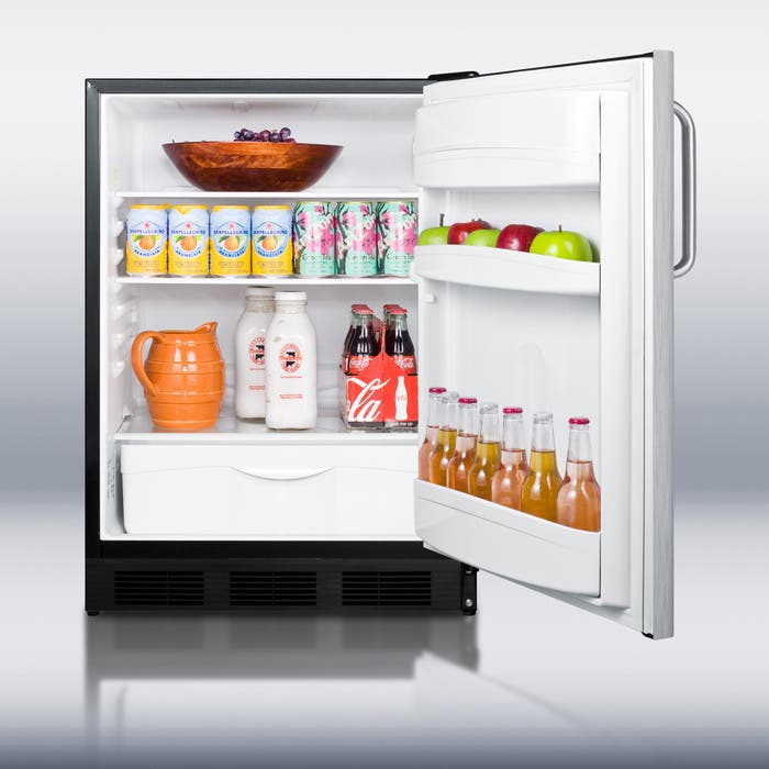 Summit FF6B7SSTB Stainless Steel with Towel Bar Handle