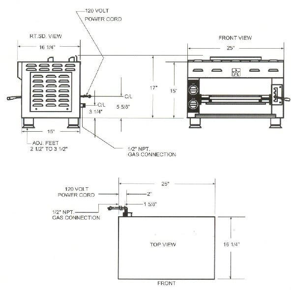 Bluestar PRZSAL60WM 60 Inch