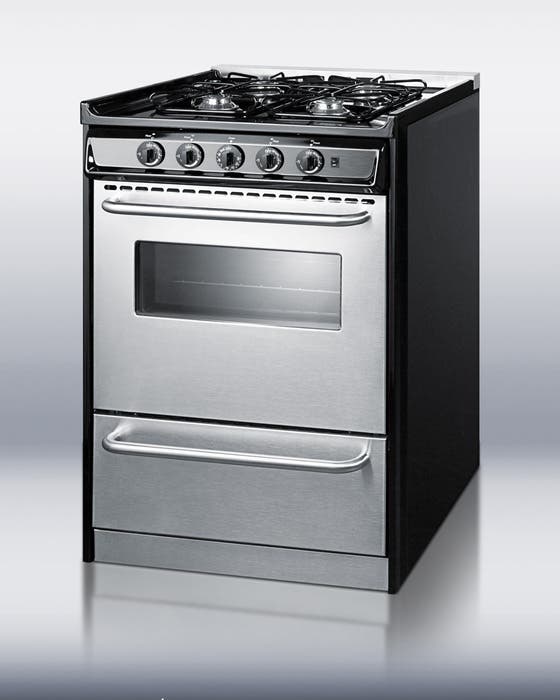 Summit TNM61027BFRWY 24 Inch Slide-in Gas Range