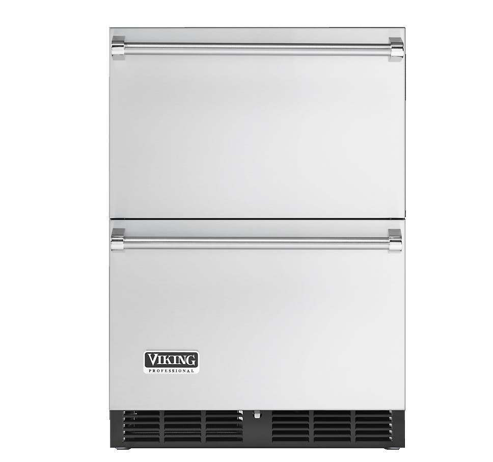 Viking VRDI1240DSS 24" Undercounter Double Drawer Refrigerator