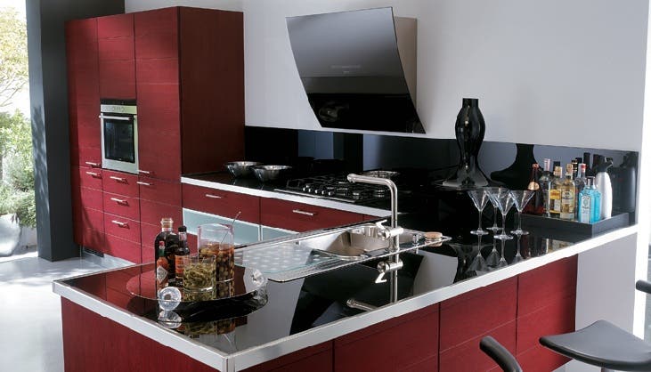 Faber MIRR36BK 36" Mirror Wall-Mount Range Hood