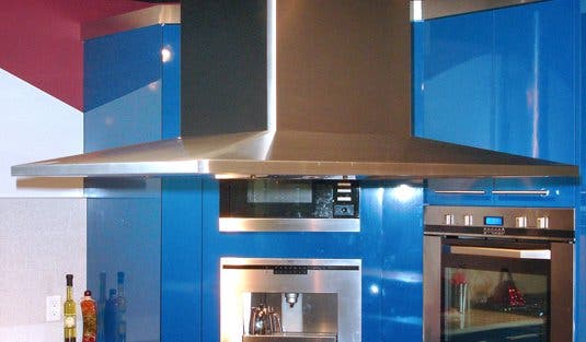 Faber DIAMIS36SS 36" Diamante Isola Island Chimney Hood