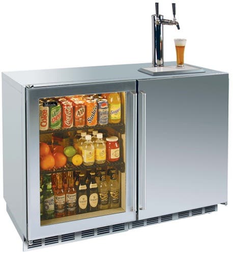 Perlick HP48RTS4L2R2 Two Temperature Zones-2 Taps