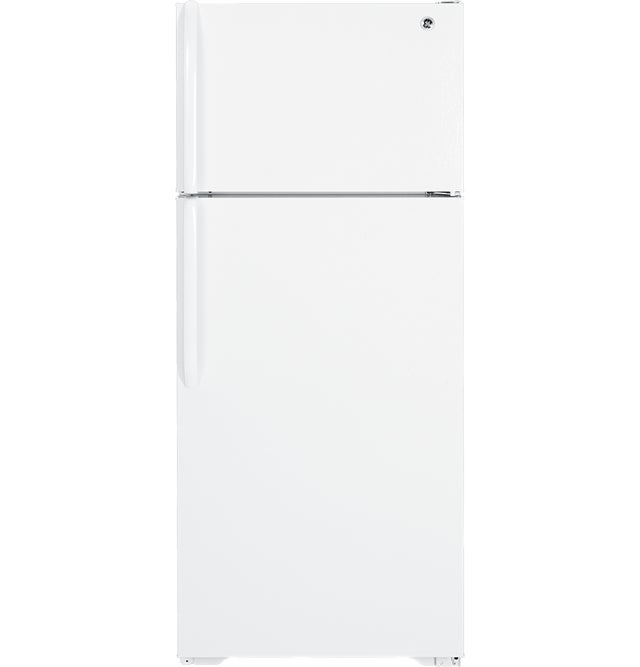 GE GTH18GBDWW 18.1 cu. ft. Top-Freezer Refrigerator with 2 Adjus...