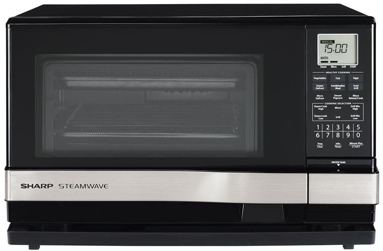 Sharp AX1100S Black with Stainless Steel Accents