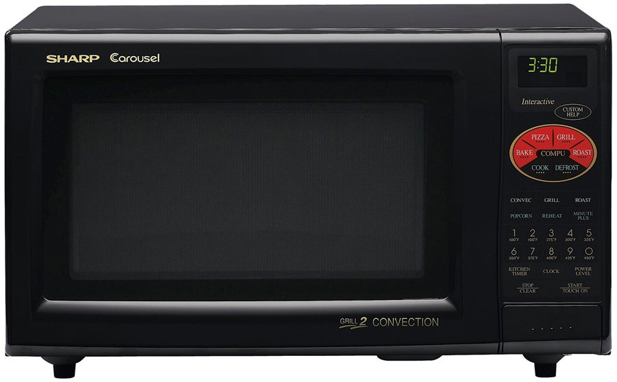 SHARP : R820BW .9 Cu. Ft. Countertop Microwave Oven - White