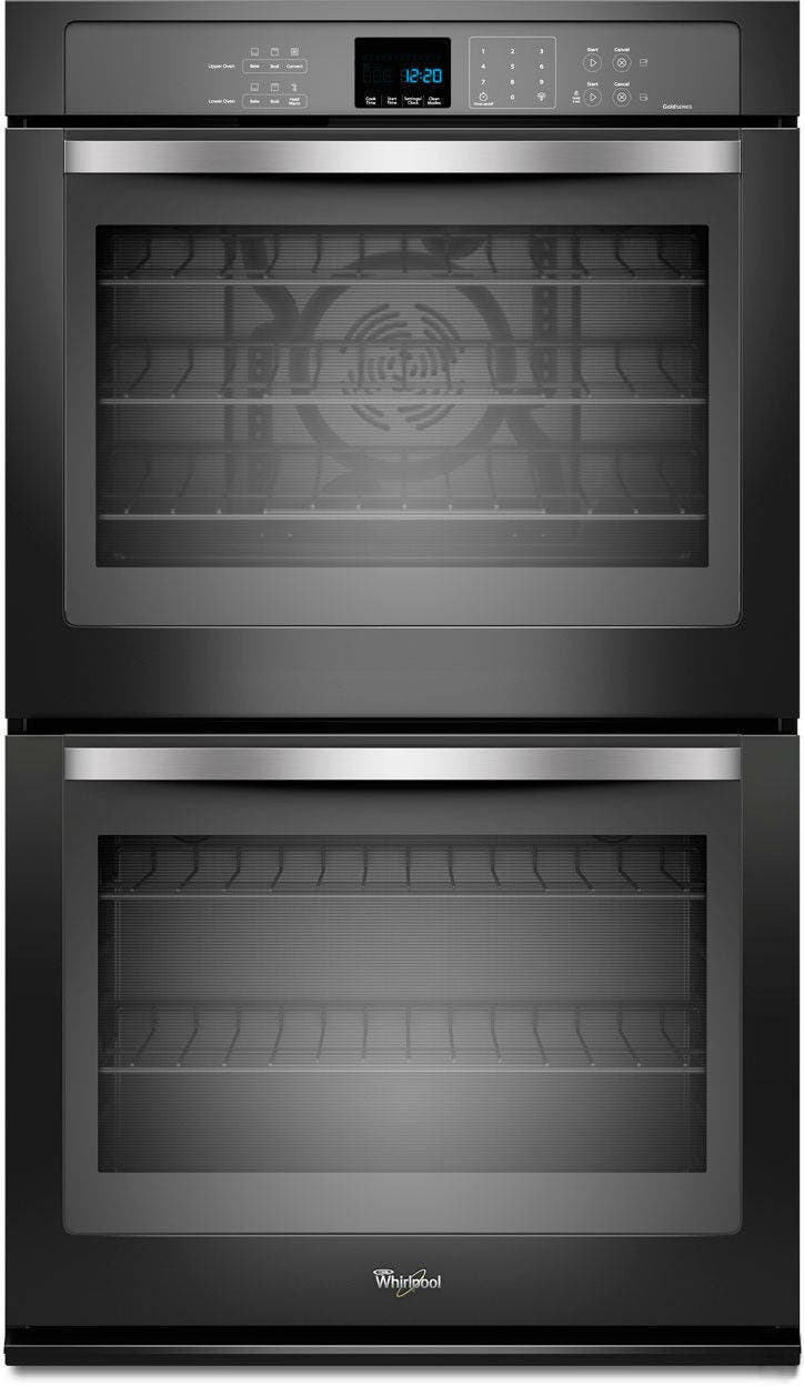 Whirlpool WOD93EC0AE Black with Silver Handle