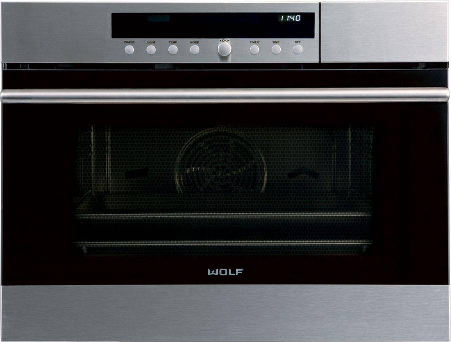 Wolf CS024 24" Convection Steam Oven with 1.8 cu. ft. Capacity, 12