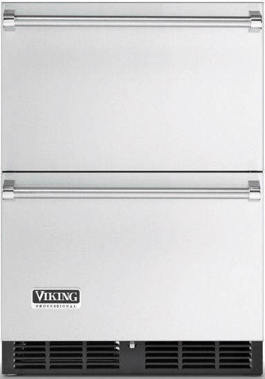 Viking VRDO1240DSS 24" Outdoor Double Drawer Refrigerator