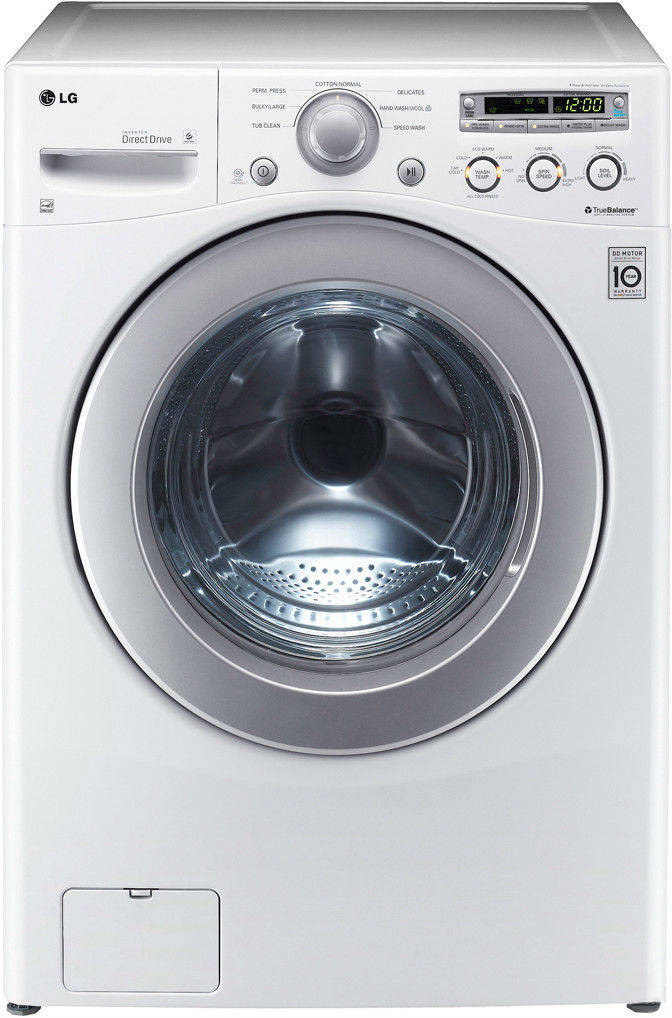LG WM2250CW 27" FrontLoad Washer with 3.5 cu. ft. Capacity, 7 Wash