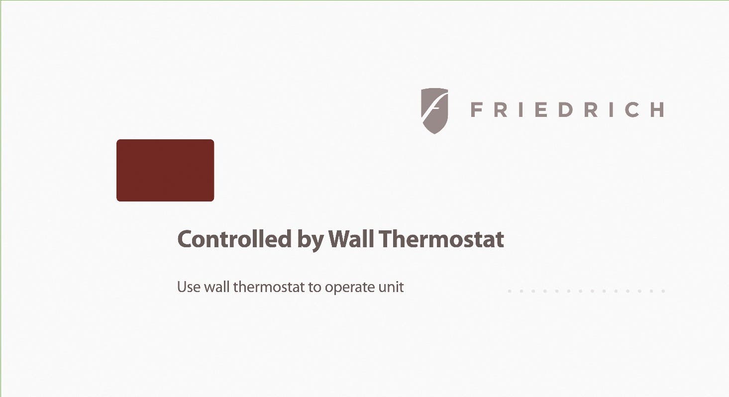 Friedrich PDXRTA Remote Thermostat Escutcheon Kit