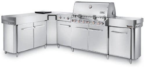 Weber 297001 Stainless Steel, LP, Left Hand Return