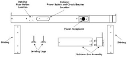 Amana PTSB320E 208/230 Volt Subbase Kit - 15/20 Amp