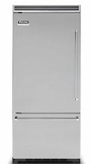 36 Inch Quiet Cool Built-in Bottom-Freezer Refrigerator with Glass Shelves, Cold Zone/Humidity Drawers, Plasmacluster Ion Air Purifier and Left Hinge Door Swing