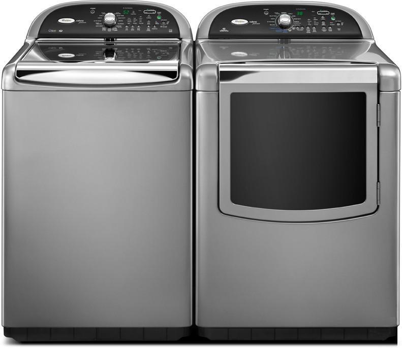 Whirlpool WTW8800YC 28 Inch Top Load Washer Chrome Shadow
