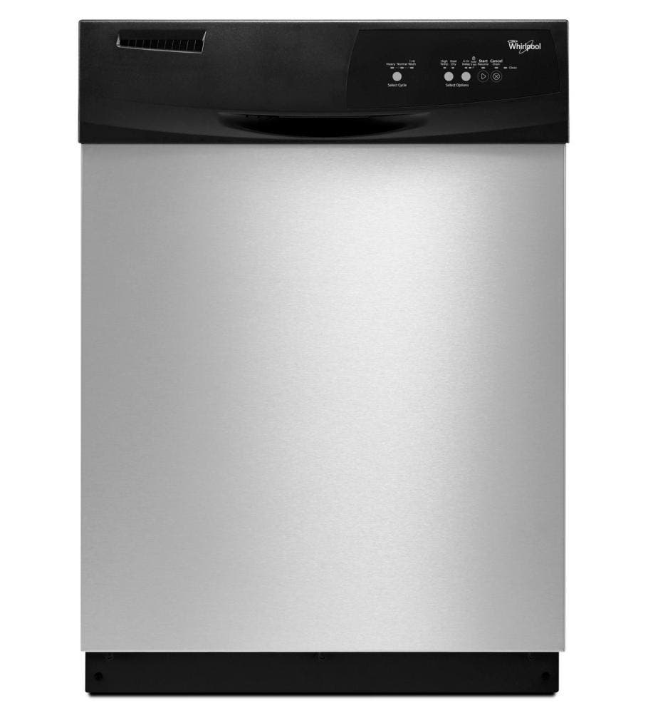 Whirlpool WDF310PAAS Black on Stainless