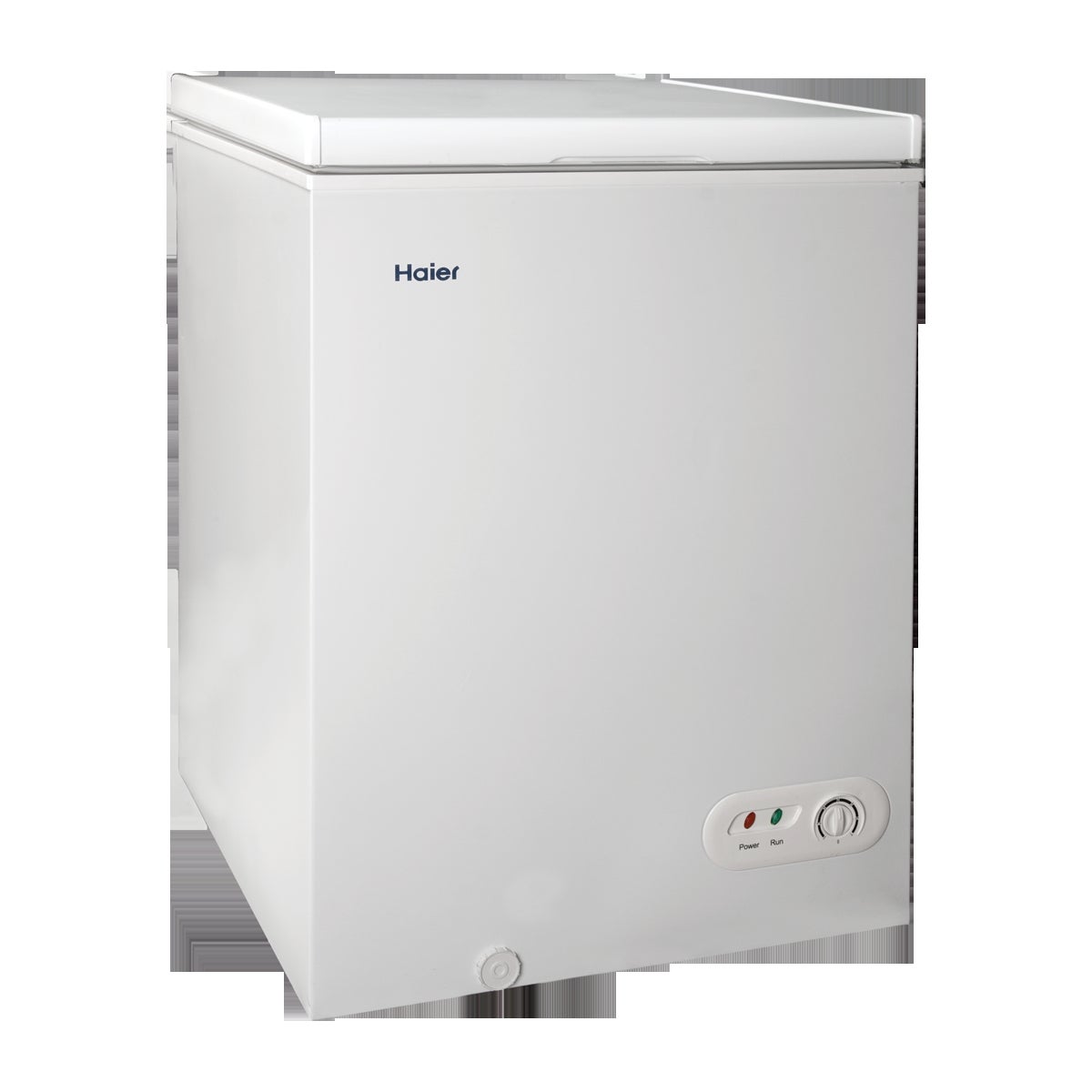 Haier HNCM035E 3.5 cu. ft. Chest Freezer with Removable Basket White Plesser's Appliances