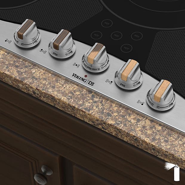 Viking RDECU2665BSB 36" Electric Cooktop