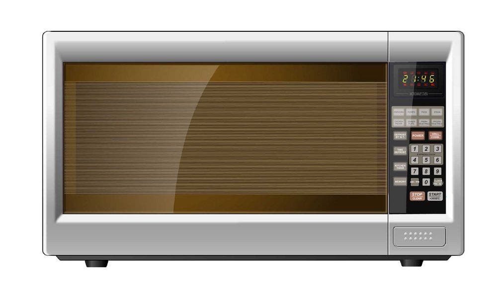 Haier MWM15110TW 1.5 Cu. Ft./1100 Watts Power Push Button Door Micr...