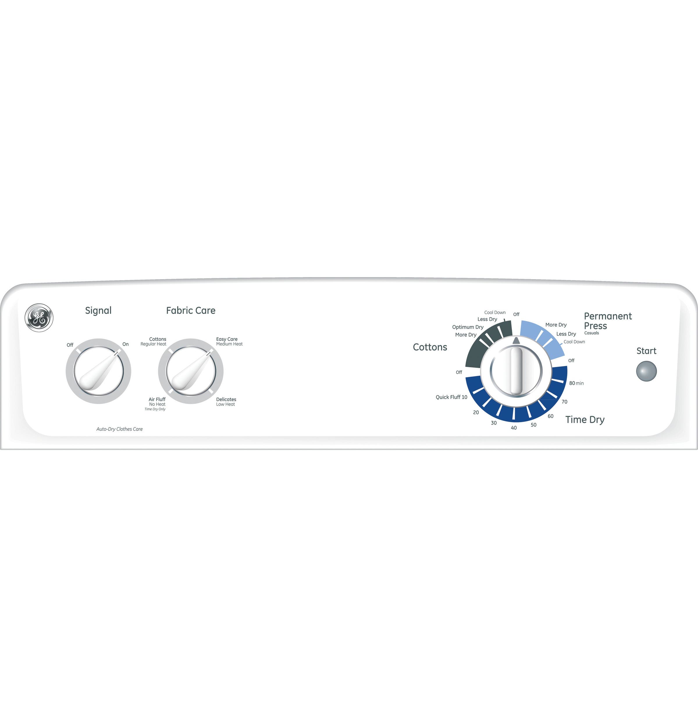 GE GTDP180EDWW 27" Electric Dryer