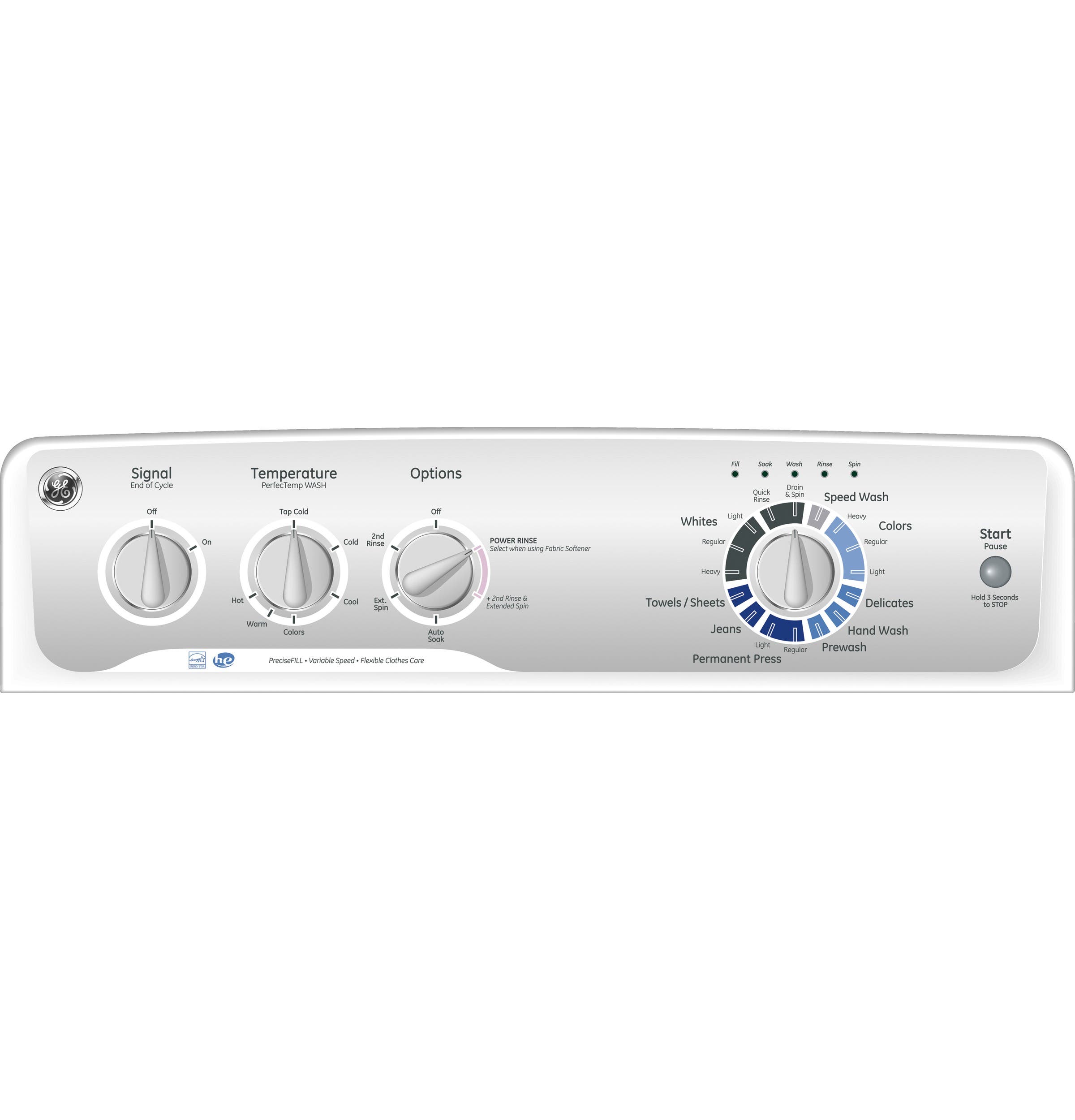 GE GTWN4950DWS 27" Top-Load Washer
