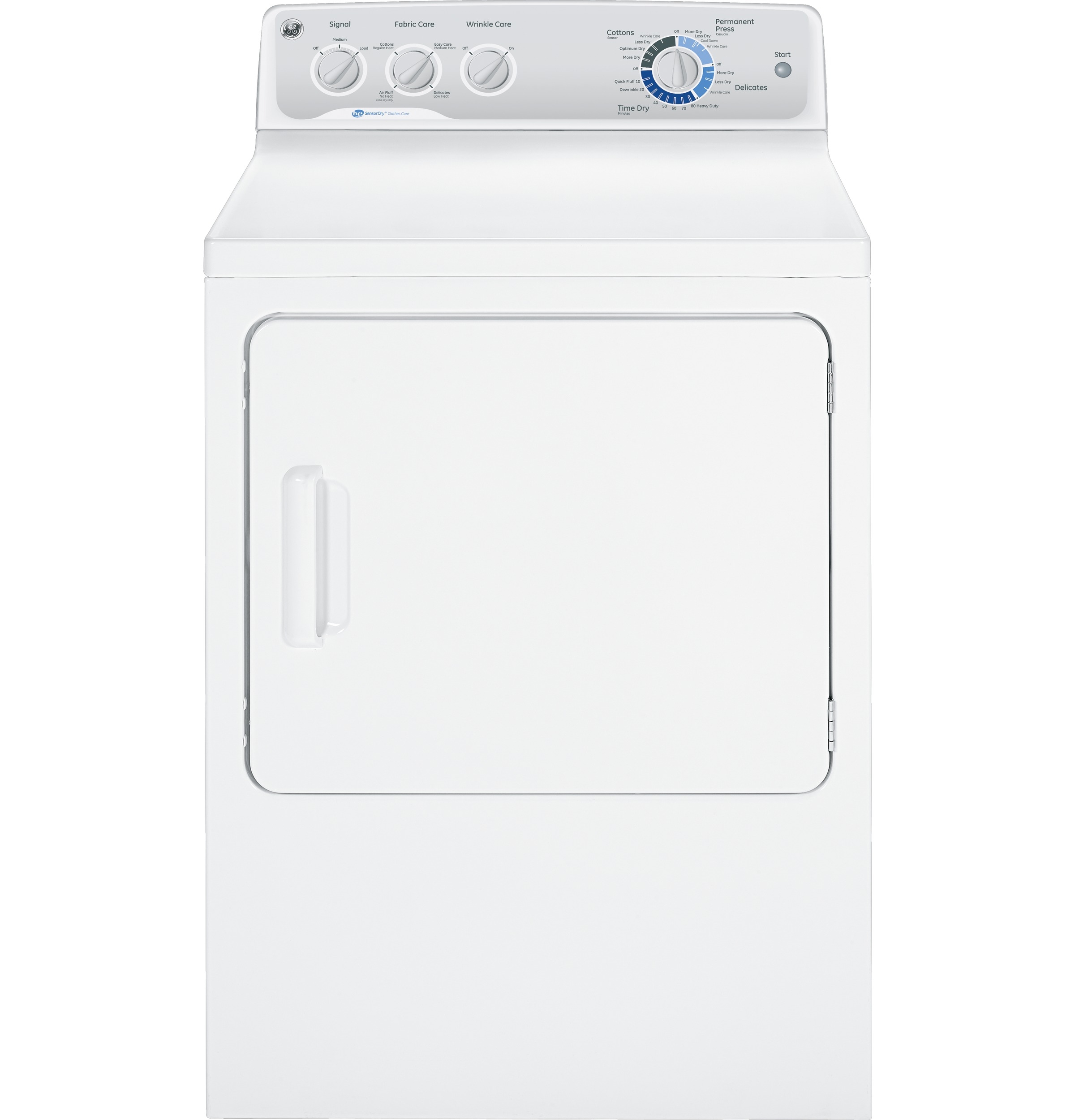 GE GTDP490EDWS 27" Electric Dryer