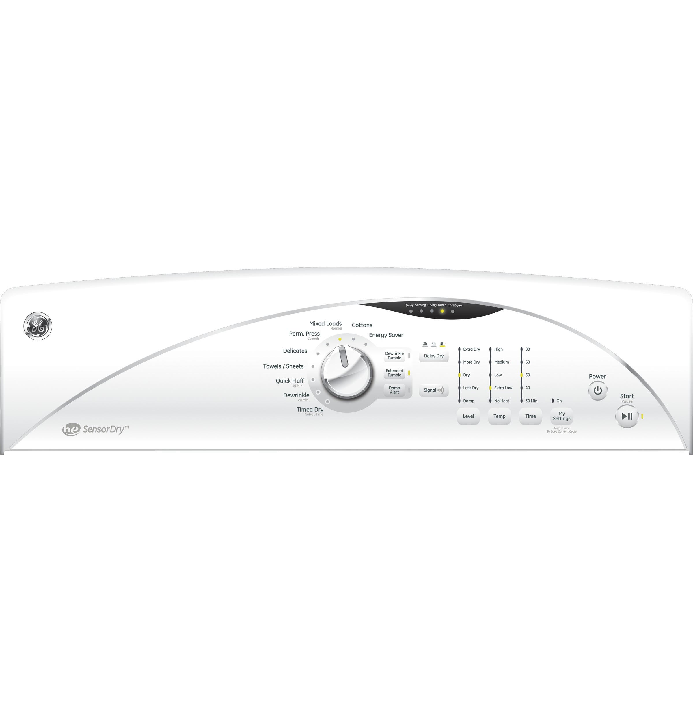 GE GTDP520GDWW White