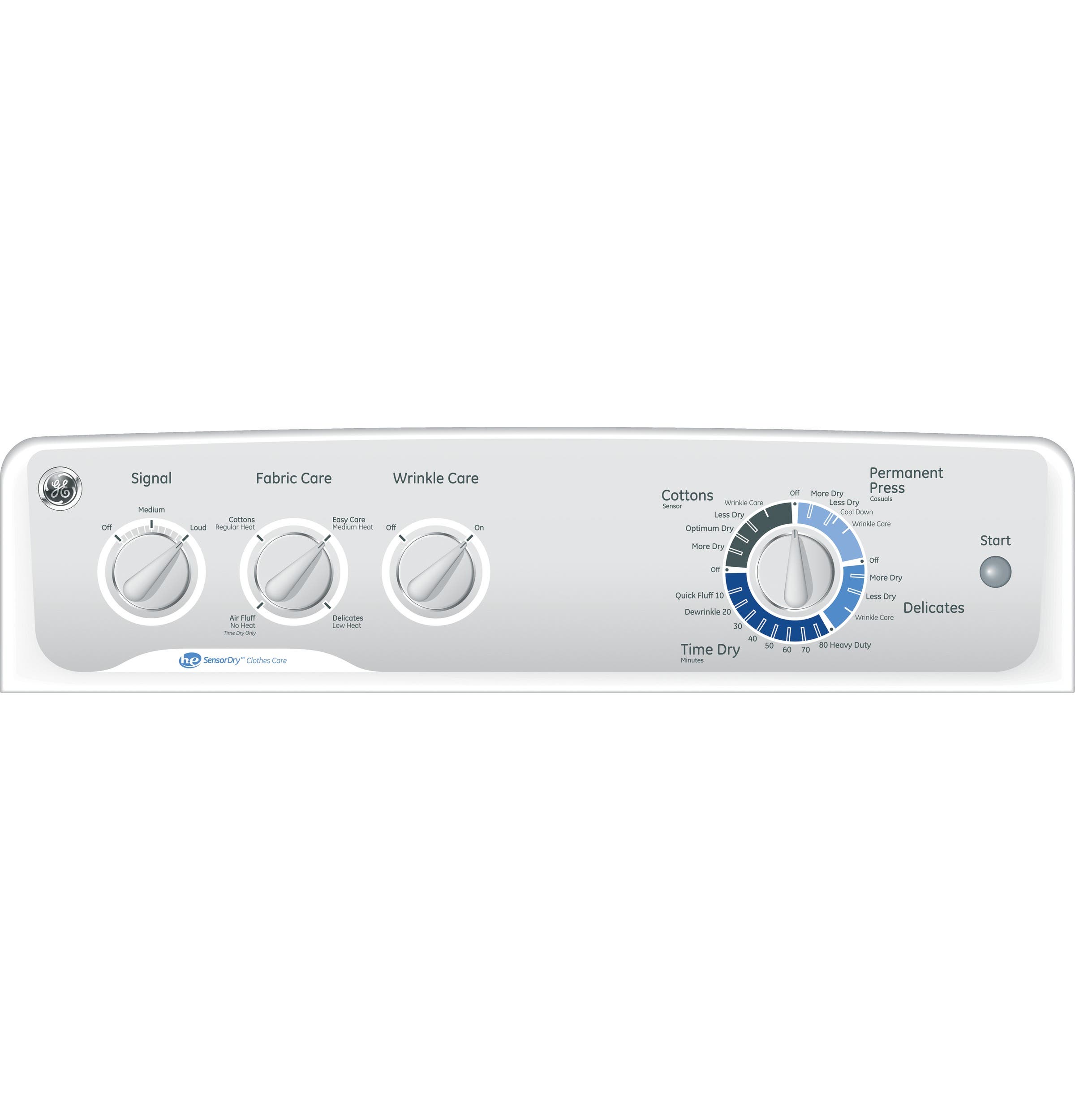GE GTDP490GDWS White