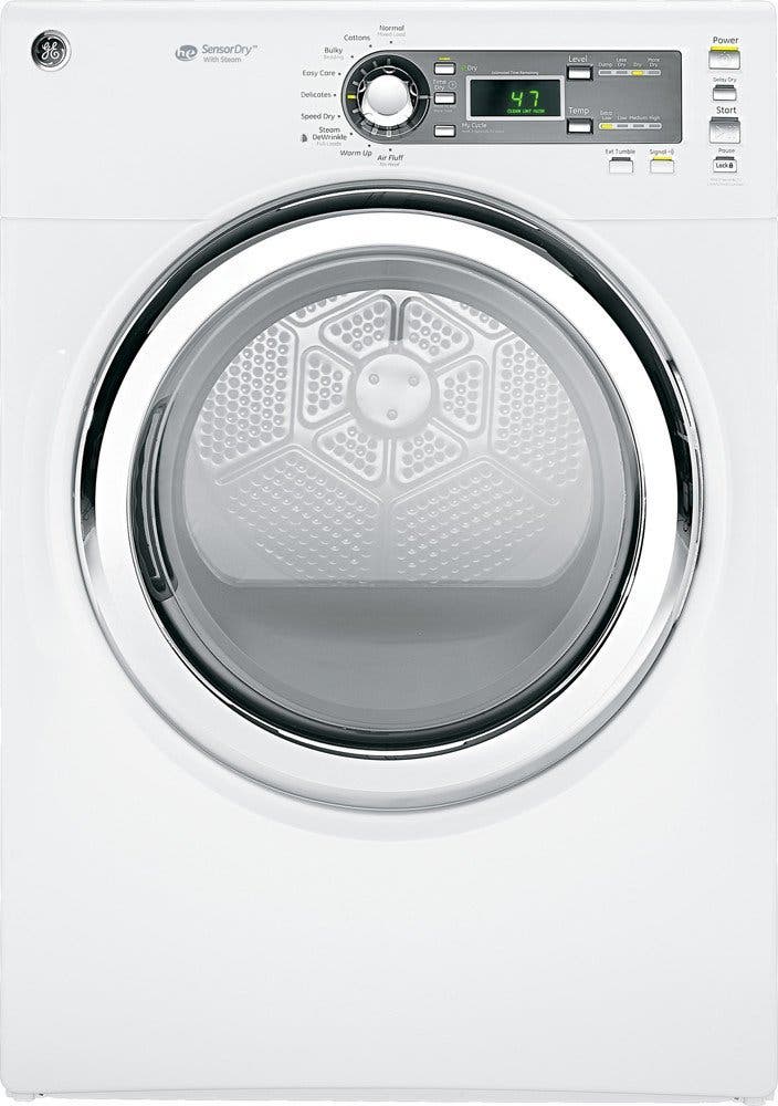 GE GFDS150EDWW 27" Front-Load Electric Dryer