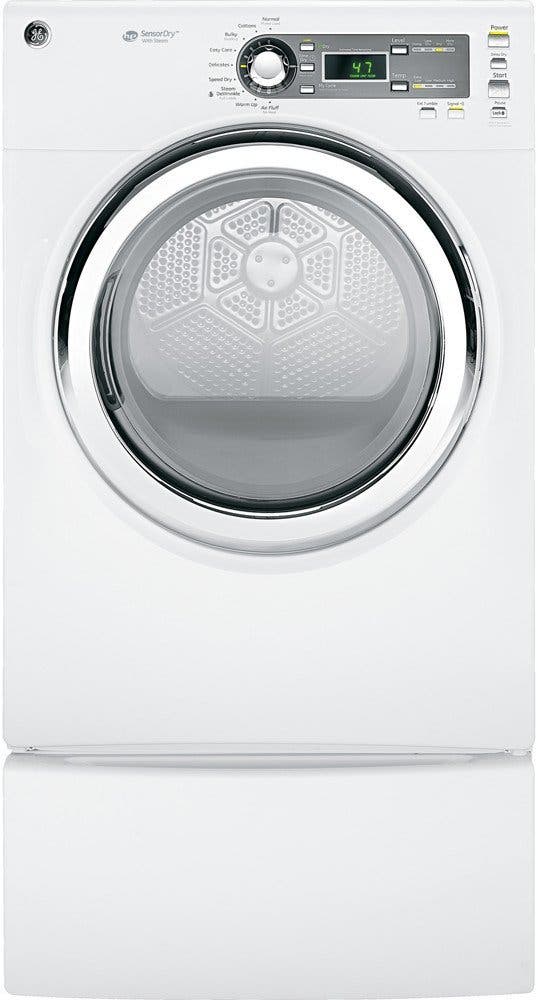 GE GFDS150EDWW 27" Front-Load Electric Dryer