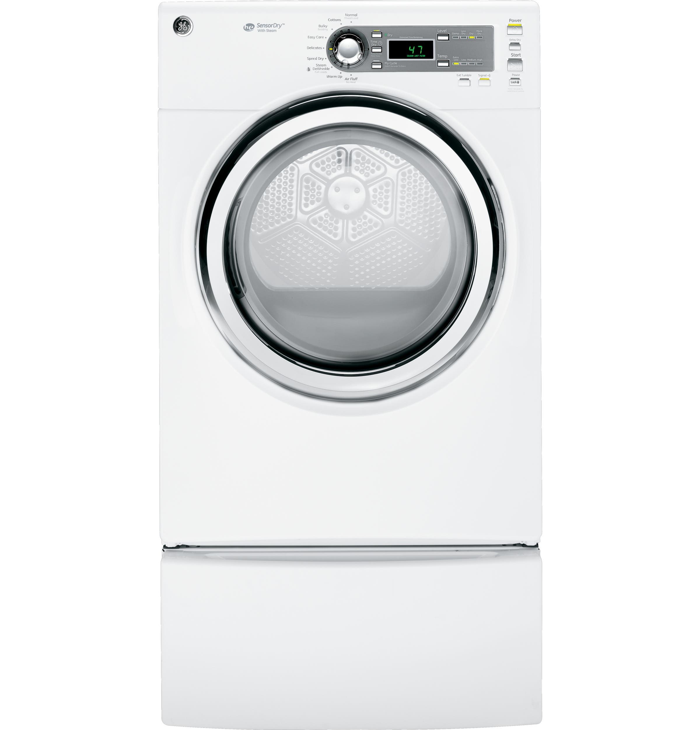 GE GFDS140GDWW 27" Gas Dryer