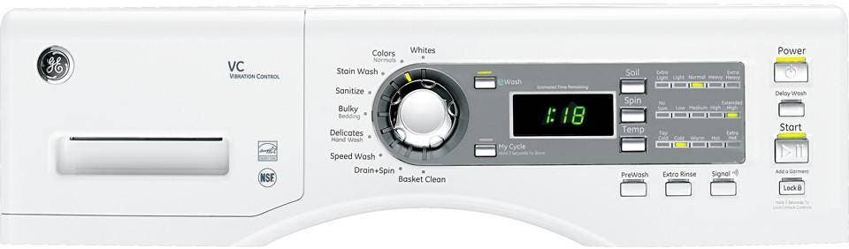 GE GFWH1400DWW 27" Front-Load Washer