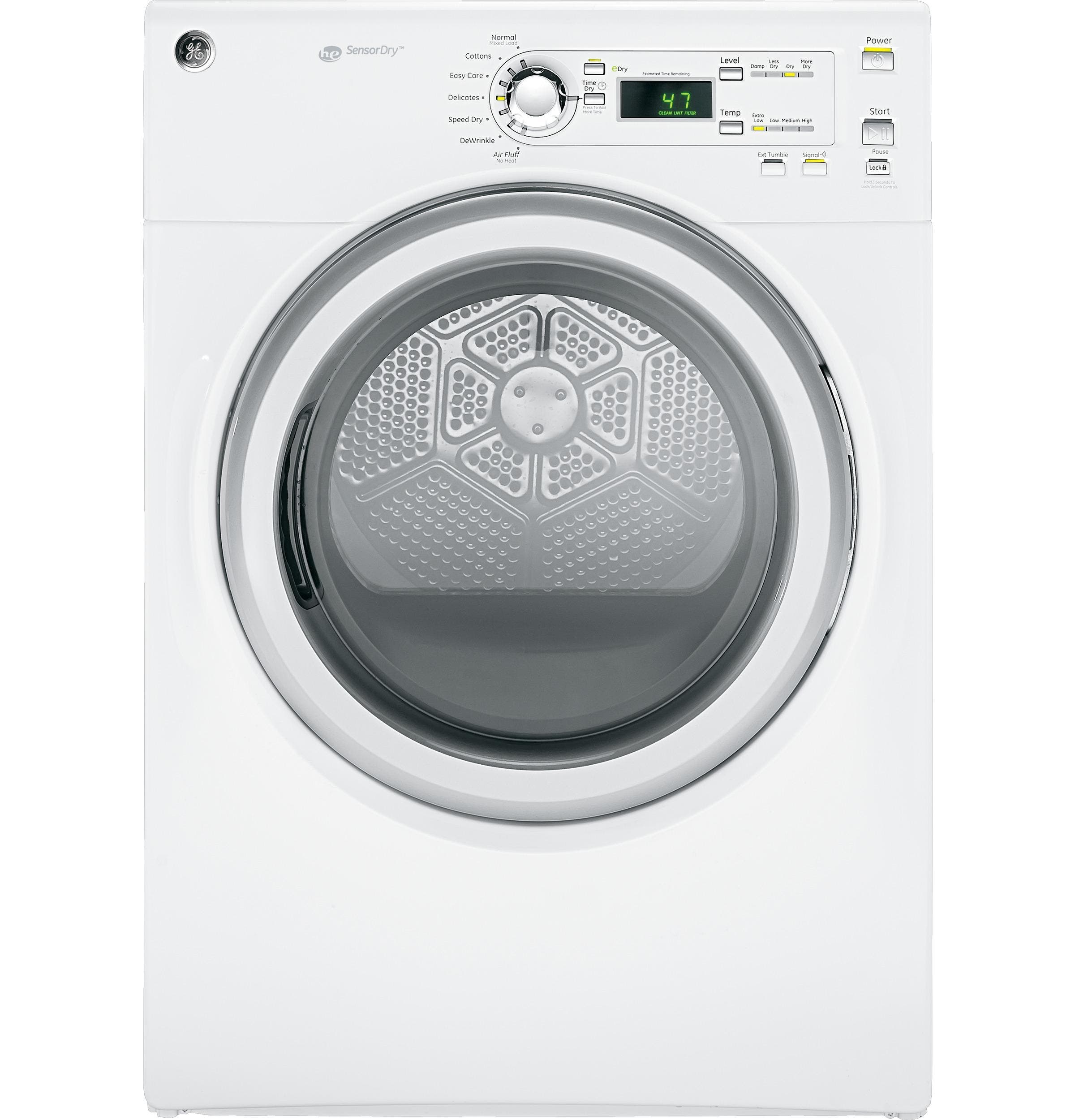 GE GFDN120EDWW 27 Inch 7.0 cu. ft. Electric Dryer