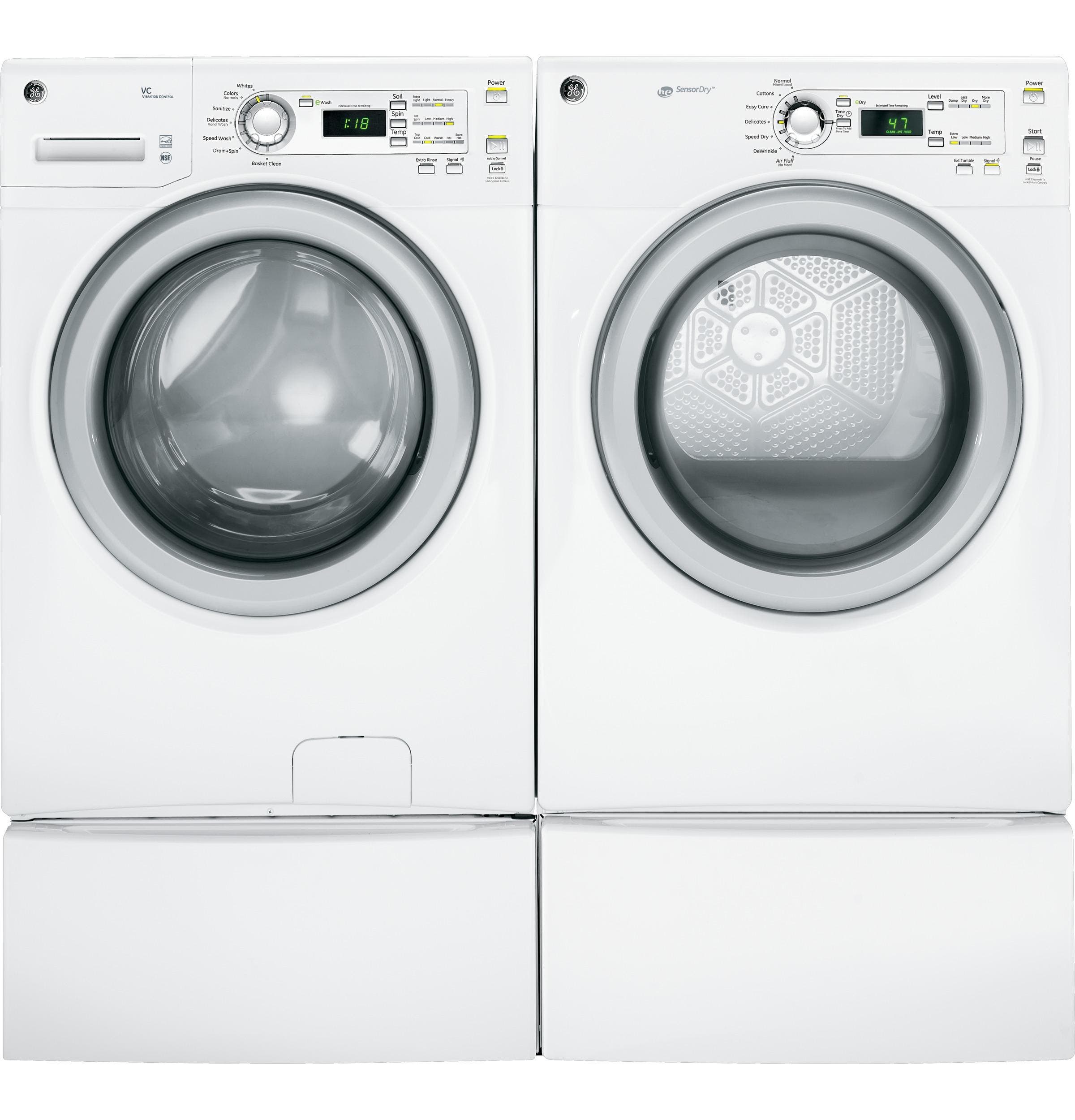GE GFDN120EDWW 27 Inch 7.0 cu. ft. Electric Dryer