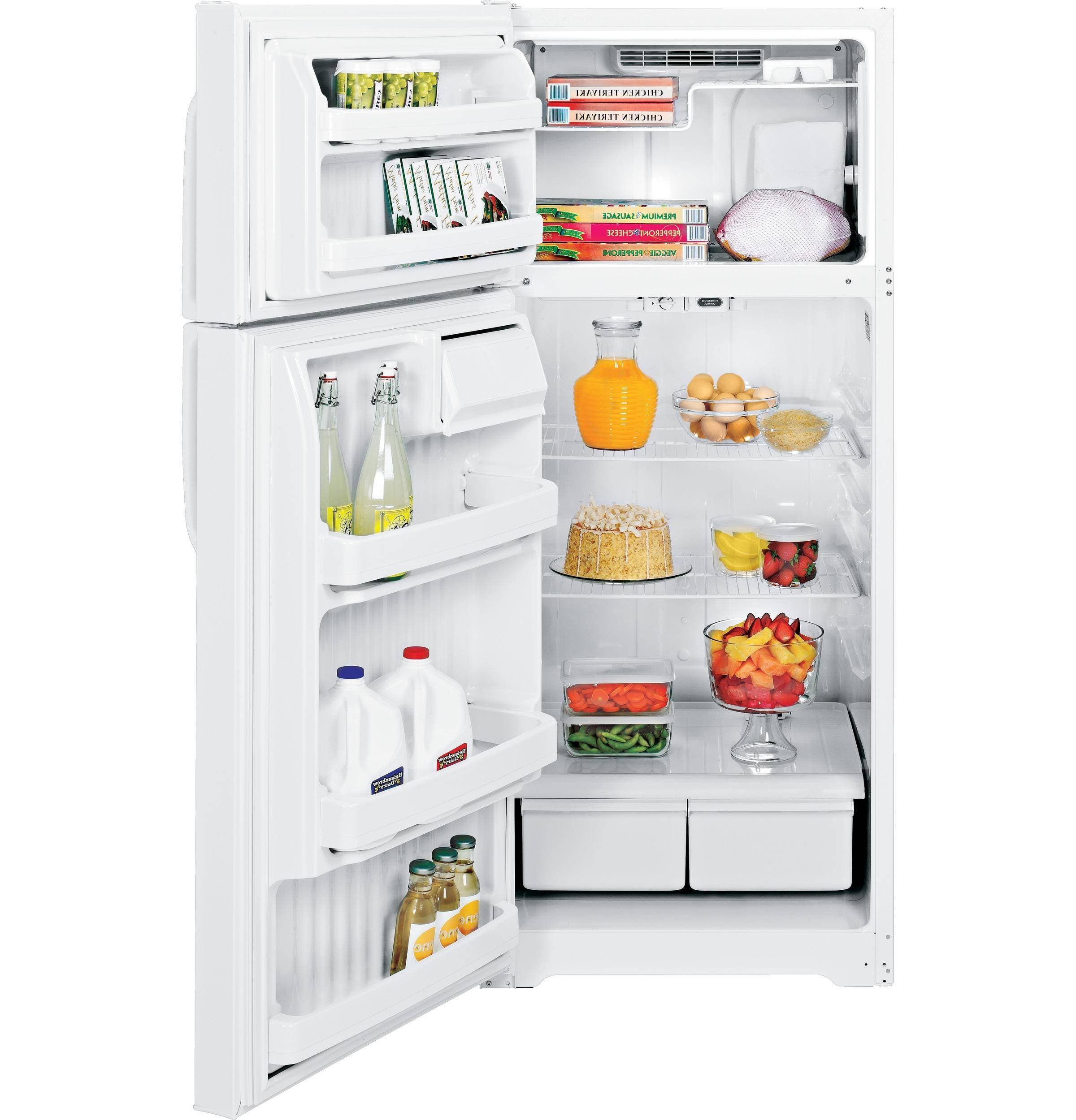 GE GTH18CBDLWW White, Left Hinge Door Swing